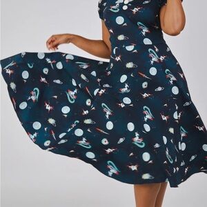 Collectif Dolores Space Pin Up Doll Dress